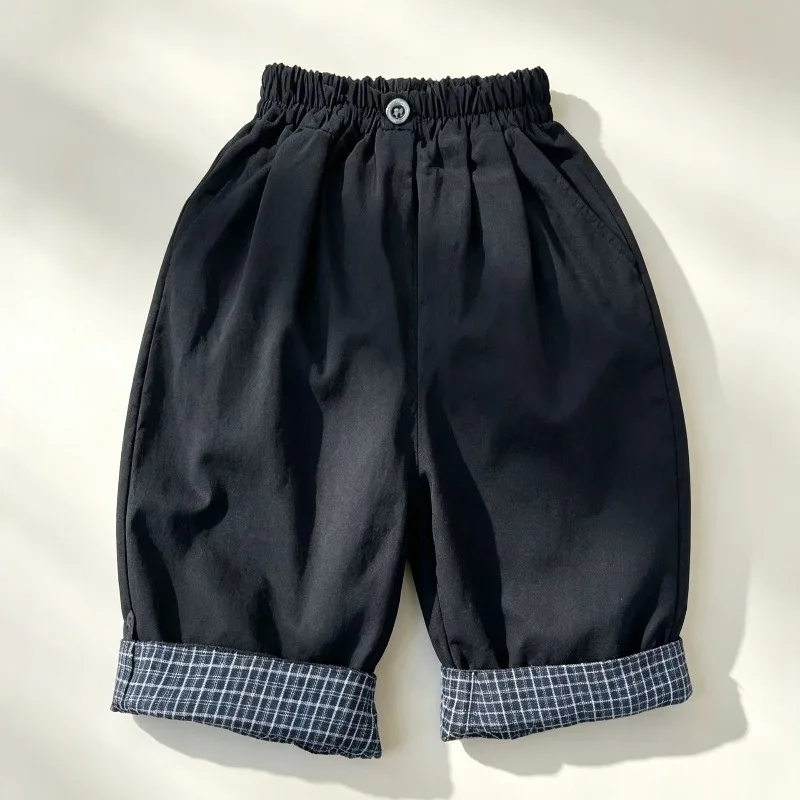 RAISE 2026 Herbst Kinder Jungen Hosen Locker Vielseitig Sitzend Baby Jungen Gerade Hosen Lässig 2-10 Jahre Kinder Jungen Hosen – Detail 4