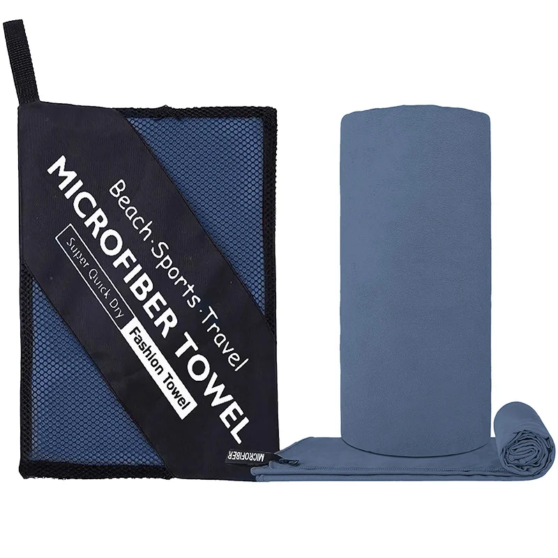 1-Stück Mikrofaser-Reisehandtuch, Schnelltrocknendes Handtuch Super Saugfähig Kompakt Leichtgewichtig für Strand, Fitness, Pool, Bad, Yoga – Detail 11