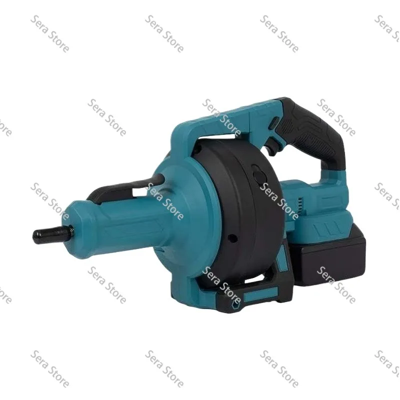 Lithium battery pipe dredging machine toilet electric portable sewer pipe kitchen bathroom floor drain clogging dredging
