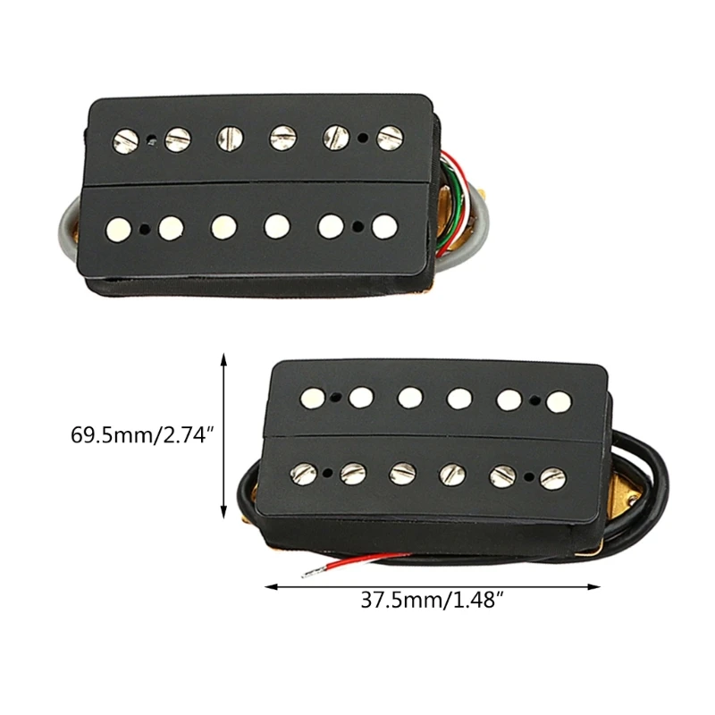 Electric Guitar Pickup Replacement Double Coil Humbucker Pickup High Output Alnico 5 Guitar Pickup Electric Guitar Part