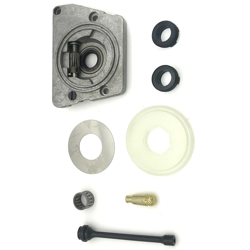 Oil Pump Worm Gear Dust Washer Hose Filter Kit Fit For HUSQVARNA 61 66 266 268 272 XP 266XP 268XP 272XP Chainsaw Parts