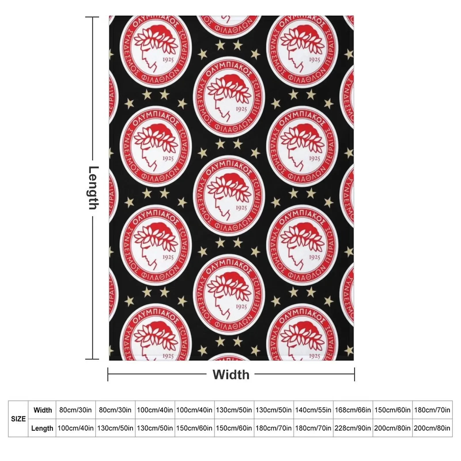 Olympiakos - Olympiacos - Ολυμπιακ?? ΣΦΠ Throw Blanket couch cozy soft plush fuzzy picnic outdoor blanket
