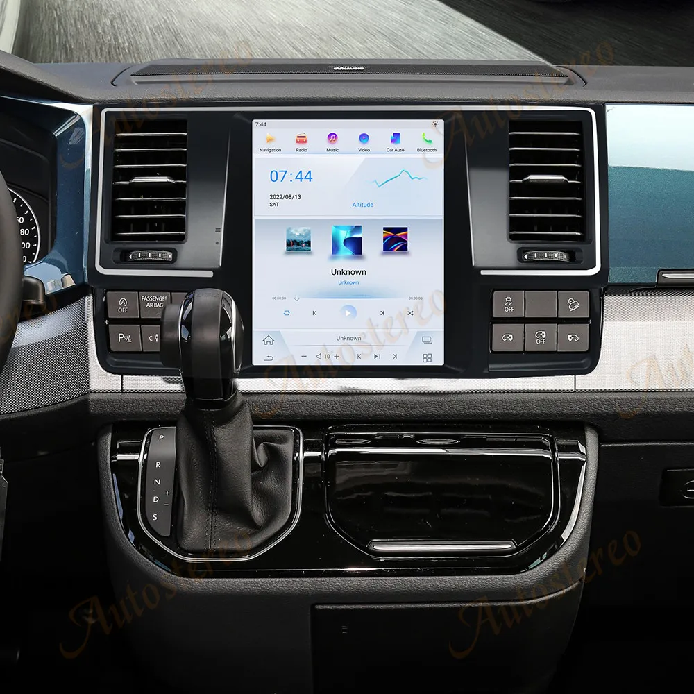 Carplay Vertical Screen For Volkswagen VW Caravelle T6 2014-2019 Android13 Tesla Style Car GPS Navigation Multimedia Player Unit
