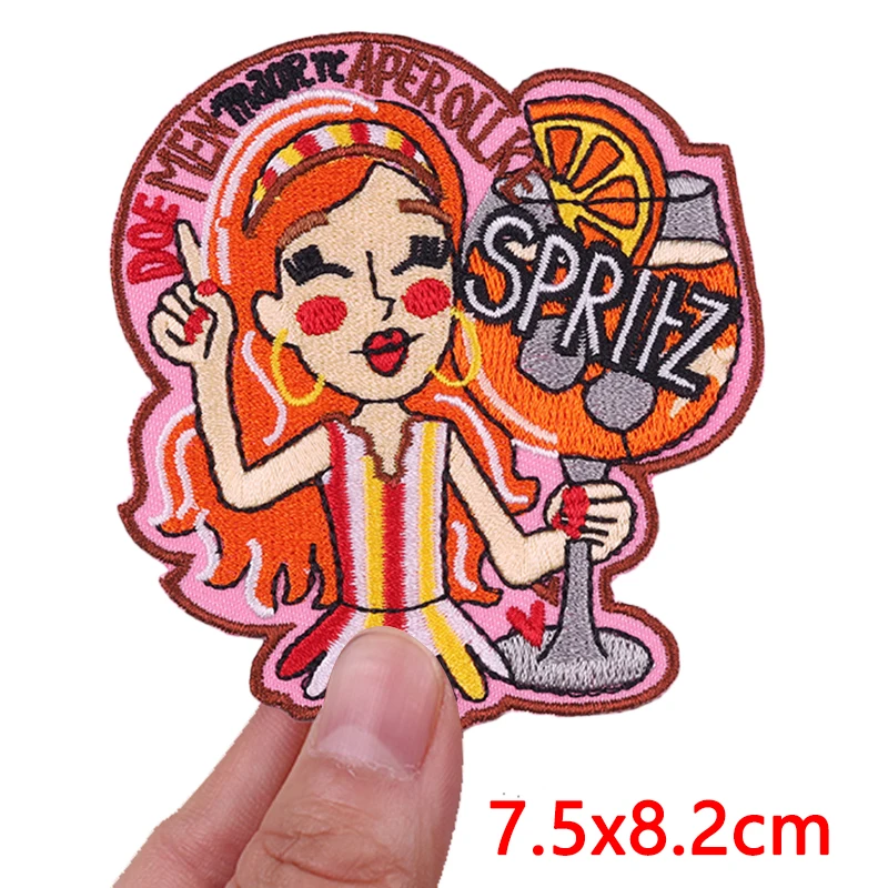 Fotografia 3: Nova série rosa diy holanda oeteldonk emblema remendos bordados ferro em remendos para roupas holanda carnaval sapo remendo