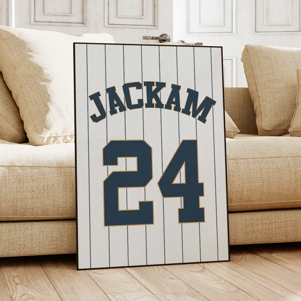 شخصية المتحمسين الرياضة اسم مخصص جدار الفن الطباعة قماش اللوحة المشارك صورة غرفة المعيشة ديكور المنزل #2