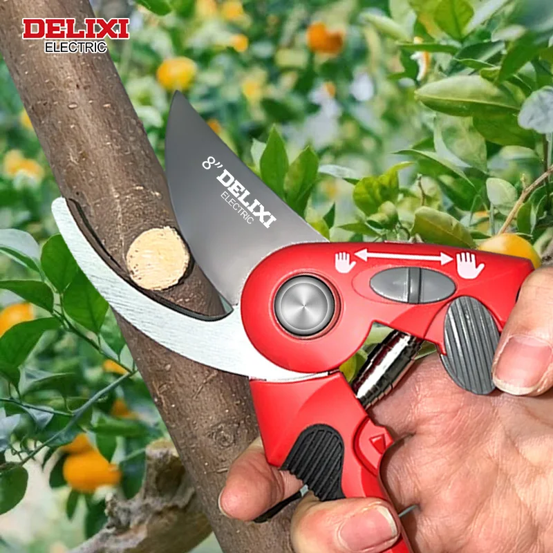 DELIXI ELECTRIC Pruning Shear Garden Tools SK5 Alloy Steel Forging Durable Labor Saving Scissors Gardening Sharp Branch Pruners