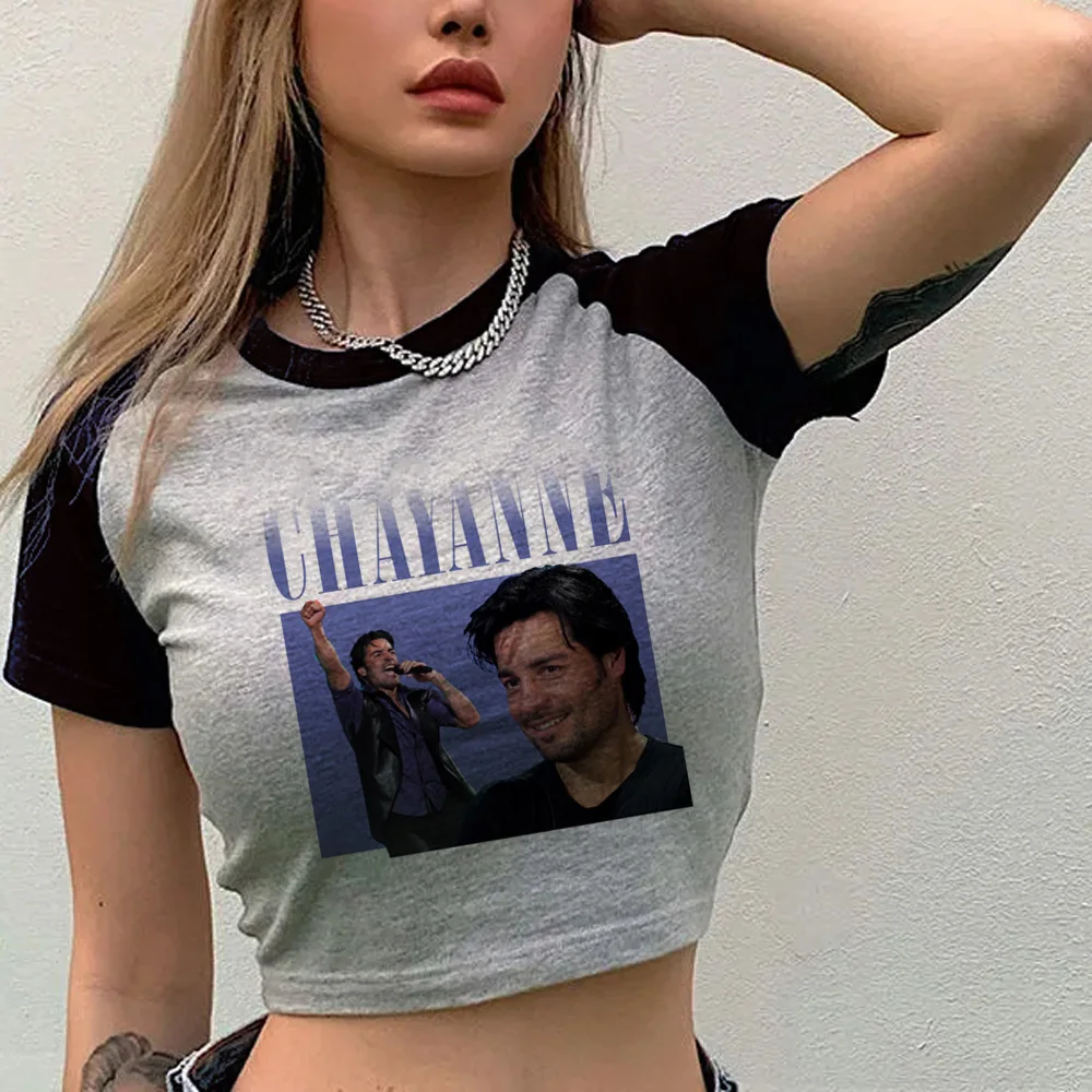 Chayanne Фея гранж хиппи fairycore короткий топ Женская эстетика манга кибер y2k уличная одежда футболки