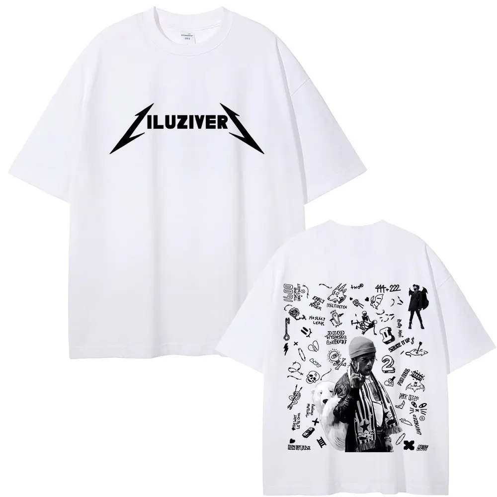 

Rapper Lil Uzi Vert Luv Is Rage 2 2025 T-shirt Men Women Hip Hop Fashion Pop Music T Shirt Male Casual Cotton Oversized T-shirts