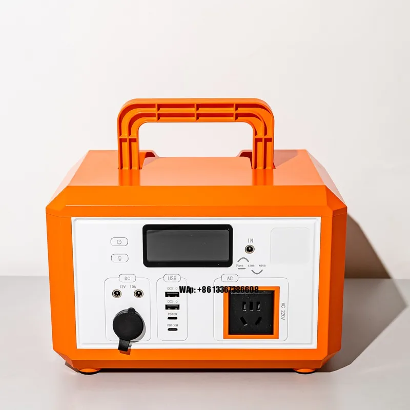 Solar Generator 600W Foldable Solar Panel Charging Outdoor Camping Portable Power Station