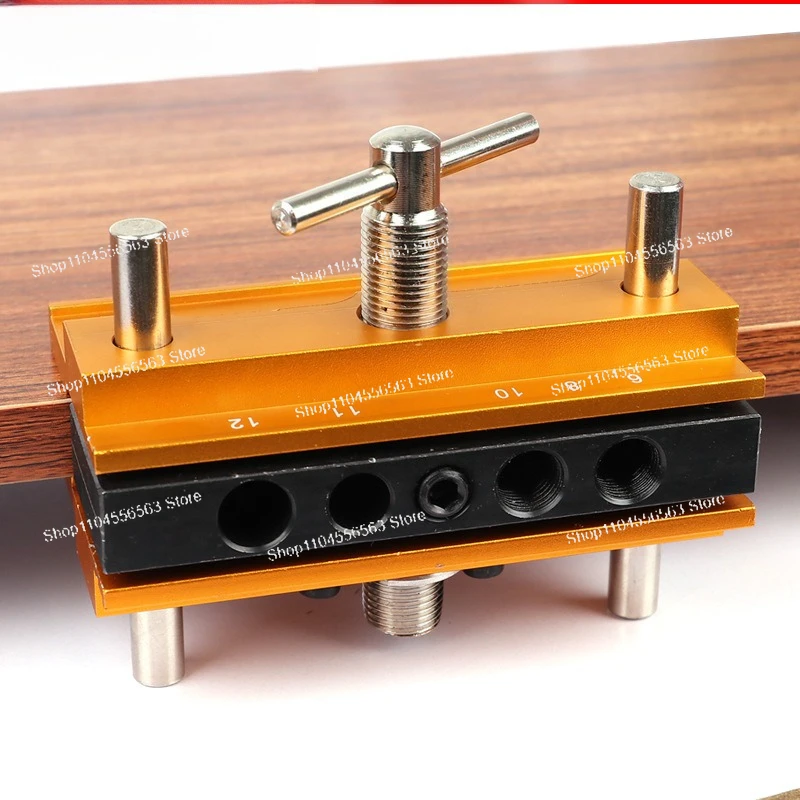 Metric Woodworking Hole Locator - Multi-Functional Drilling Guide for Straight & Angled Holes, Woodworking Positioning Tool
