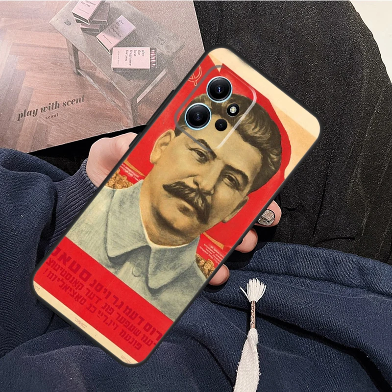 Soviet Union Leader Stalin Coque Case For Xiaomi Redmi Note 11 10 8 9 12 Pro Note 12S 11S 10S 9S Redmi 12 9C 10C 12C