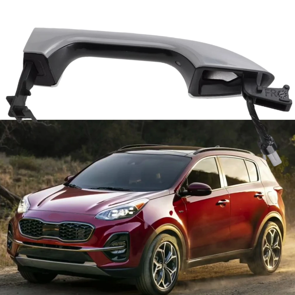 Chrome Car Exterior Door Handle Outer Door Handle Left Right For Kia Sportage 2017 2018 2019 2020 2021 82651D9710 82661D9710