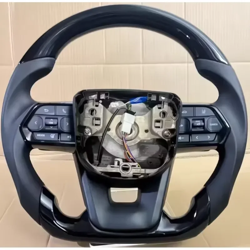 Gr Style Sports Leather Nappa Car Steering Wheel Grip civic Land Cruiser GR Prado LC250 Cruiser LC200 Hilux Fortuner