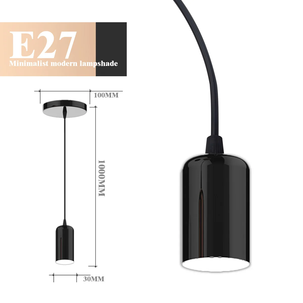 Modern Simplicity Led Base Pendant Lights E27 Lamp Holder Socket 110V 220V Lamp E27 Base for Home Lighting Bulb