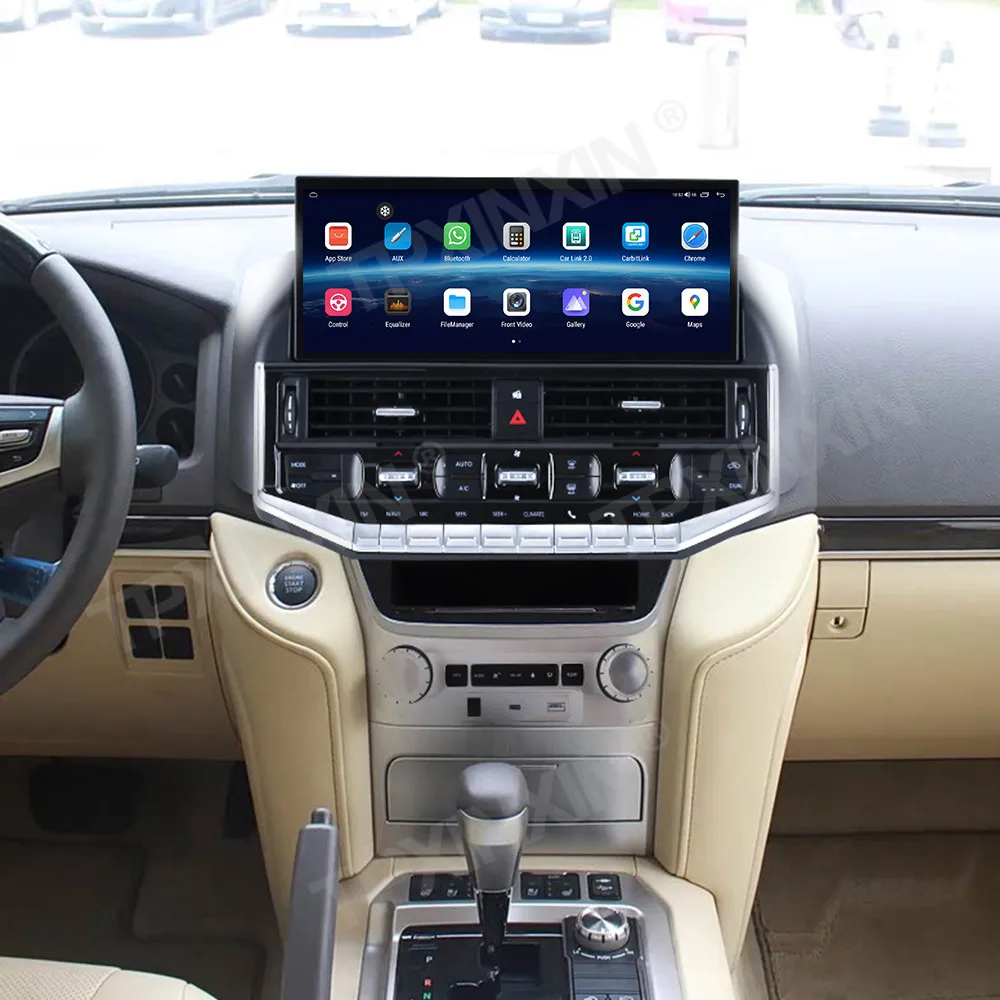 Qualcomm Android For Toyota Land Cruiser LC200 2007~2021 Upgrade LC300 Multimedi  GPS Navigation Stereo Car Radio IPS Head Unit