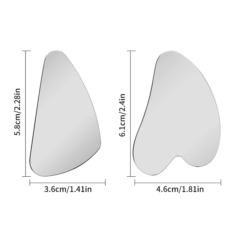 Raspador de espinillas de acero inoxidable para limpieza de folículos, 1 piezas, Gua Sha, masajeador para el cuidado de la piel Facial