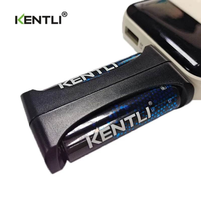 

New KENTLI 1.5v 3200mwh rechargeable batteries aa battery & smart charger For wireless microphone camera ect