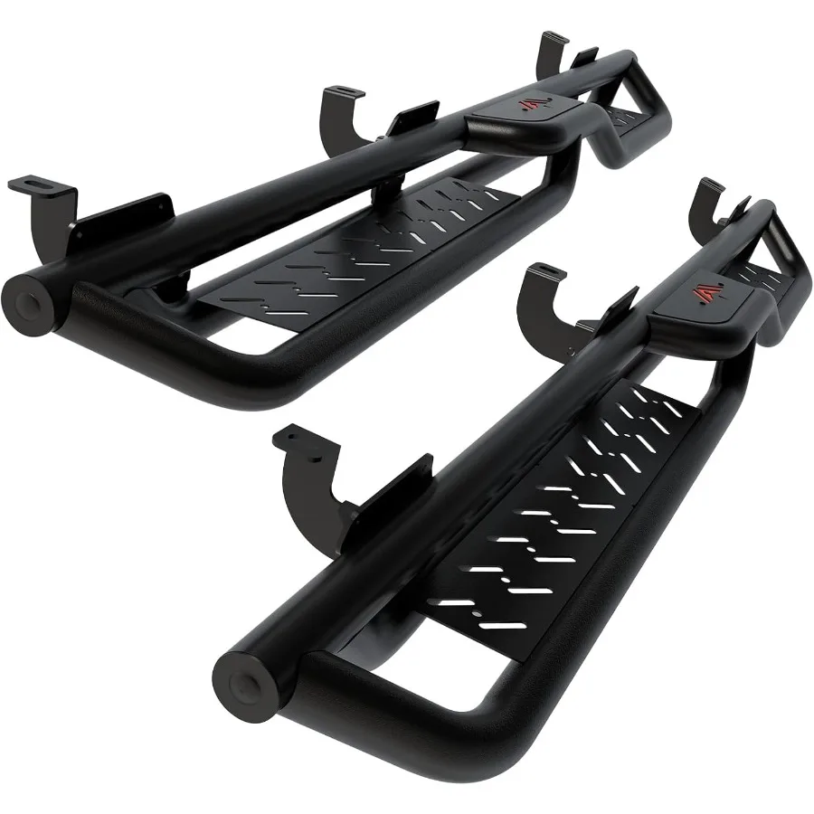

6,5-дюймовые подножки, боковые ступеньки, совместимые с Jeep Wrangler JK 20072018 года, 4-дверные Jeep Wrangler, 4xe, черная сторона из углеродистой стали