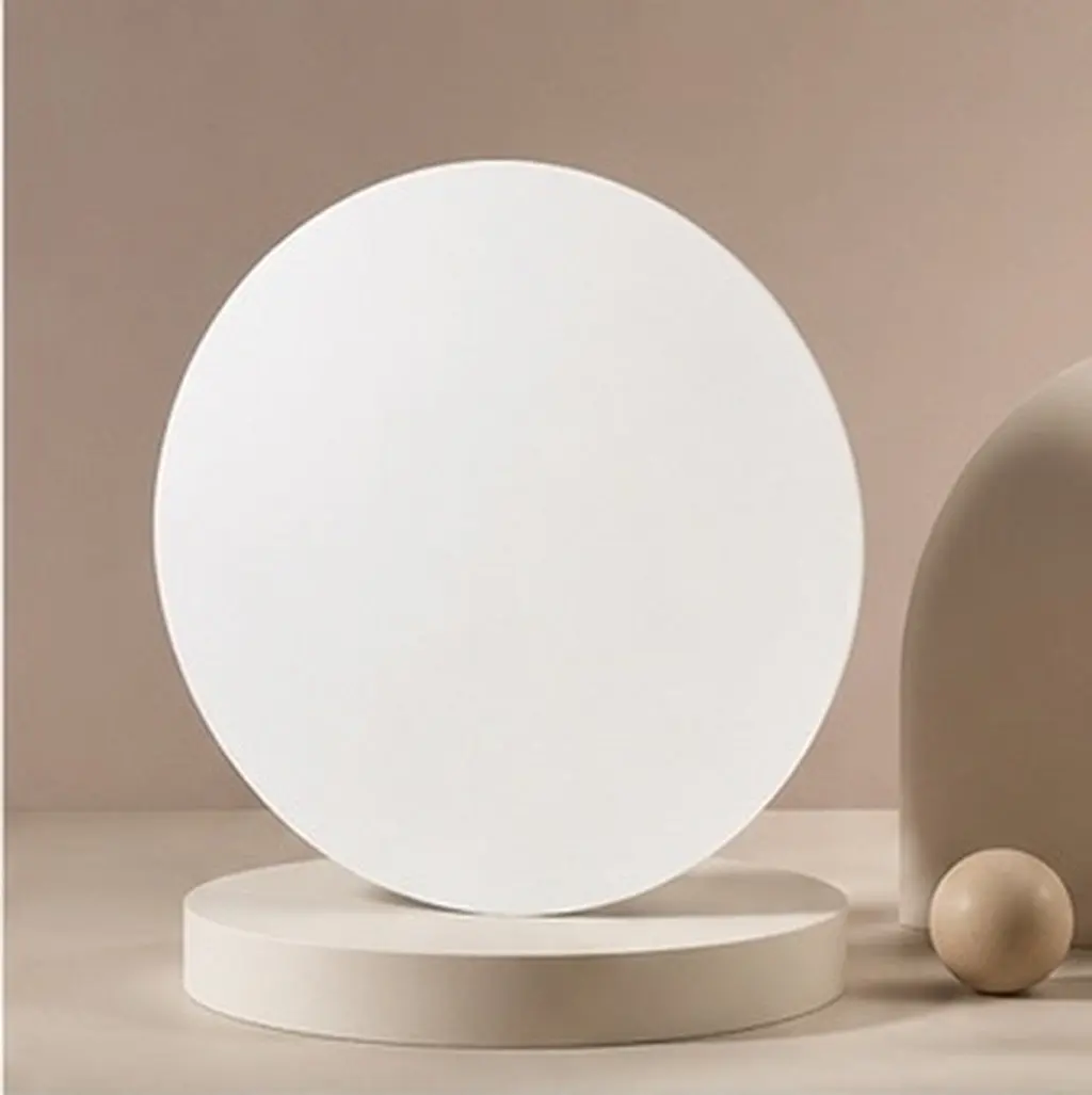 13.6 Inch Round Acrylic Light Diffuser Panel 1Mm Thick Easy Install Ceiling Lamp Shade Replacement for Modern Interior Lighting