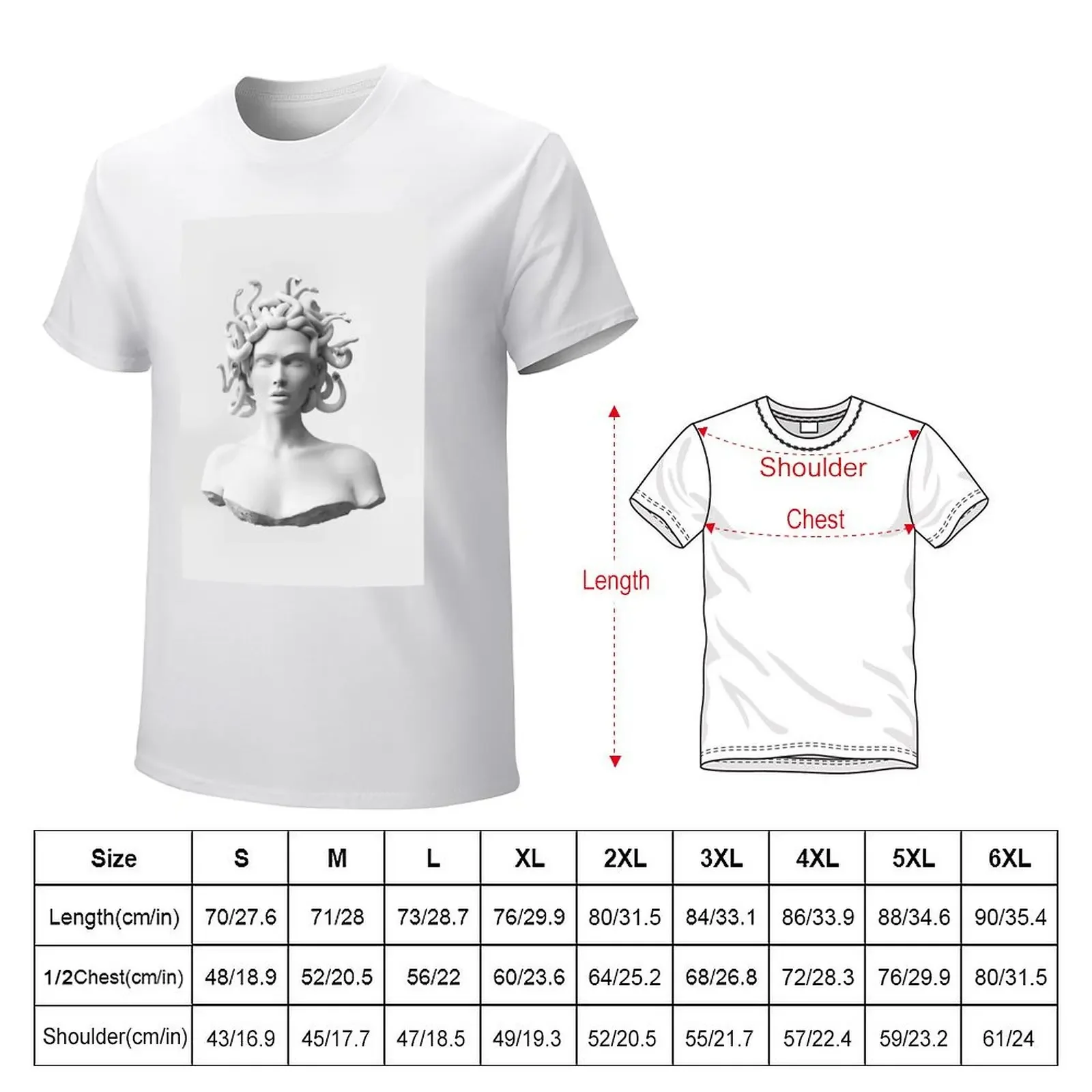 Medusa II T-Shirt man clothes new edition shirts graphic tee men