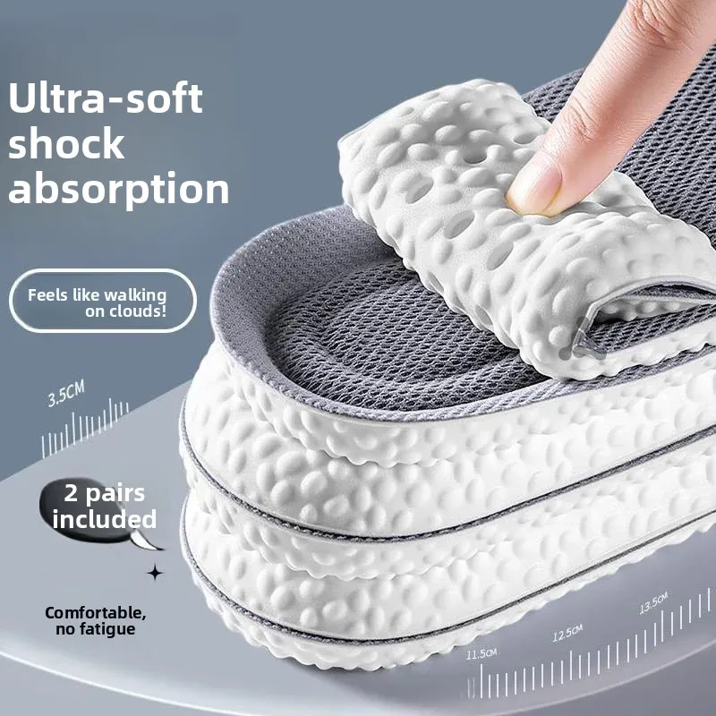 New Softened Air-Cushioned Sports Shoe Inserts Men's Training Resistance Long-Wearing Comfortable Anti-Pain Shock Absorption