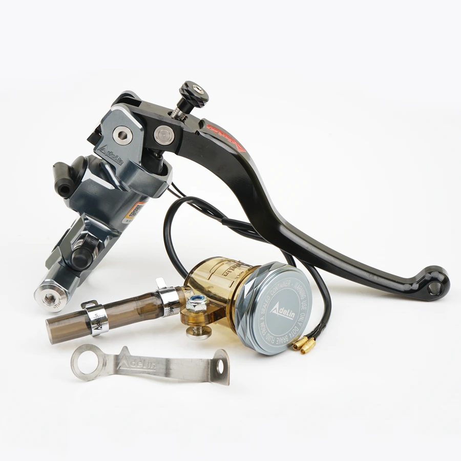 Adelin ARC-1 PX1 Motorcycle Brake Line Perch Clutch Lever 22mm Universal Racing Street Bike 15mm Piston for