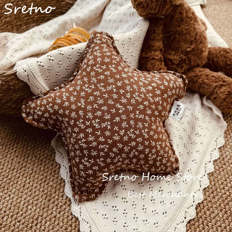 

Pure Cotton Cushions Children's Room Decorations Pillows Cotton Gauze Baby Soothing Pillows, Photo Shoot Props, Baby Crib Pillow