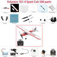 Volantex  761-4 Sport Cub 500 RC Airplane parts: Propeller  Servo horns Gear box Motor Receiver charger etc