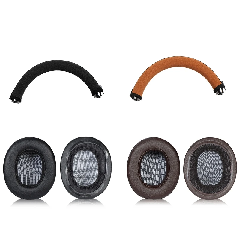 Replacement foam EarPads Ear Pads Cushion Cover HeadBeam Headband for Sony MDR 1ABT 1RBT 1RNC MDR-1A 1ADAC MDR-1AM2 1AM2 Headset