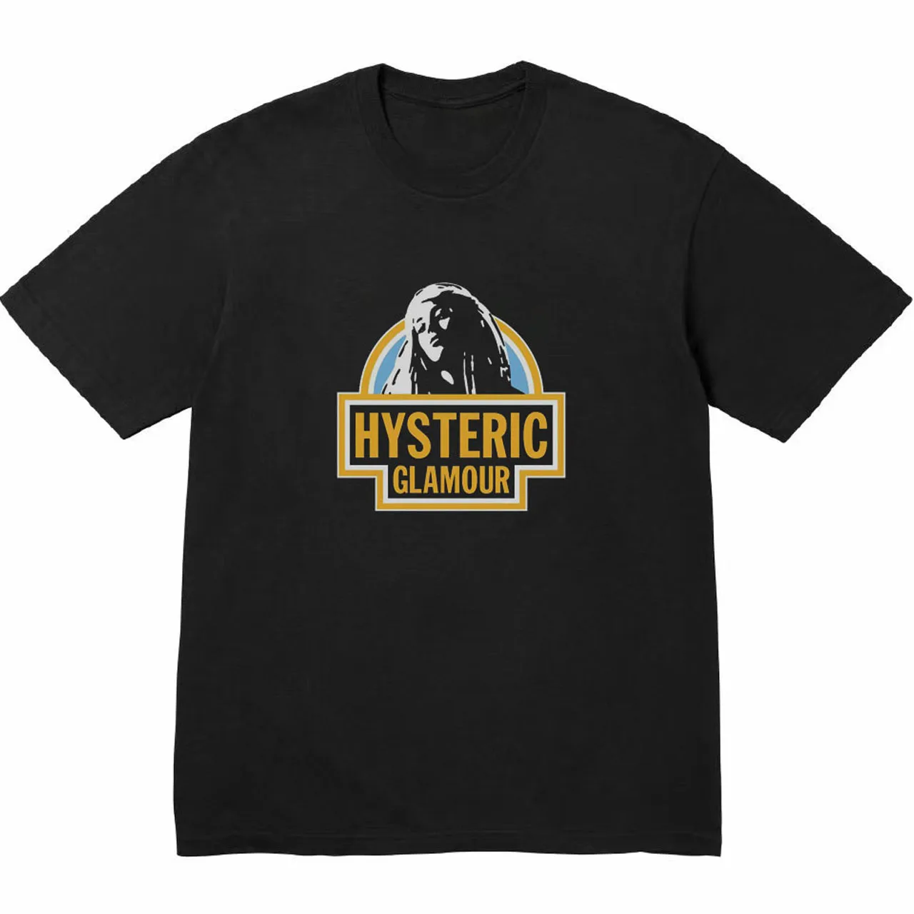 

2025 Hysteric Glamour T-shirt American Retro Tee Street Culture Tide Brand T-shirt Niche High Quality Trend Short Sleeve