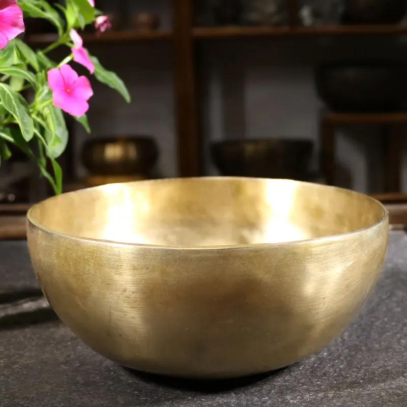 Nepal Singing Bowl Copper Handmade Chakra Tibetan Bowls Original Yoga Sound Healing Meditation Instruments Forged Sound Therapy