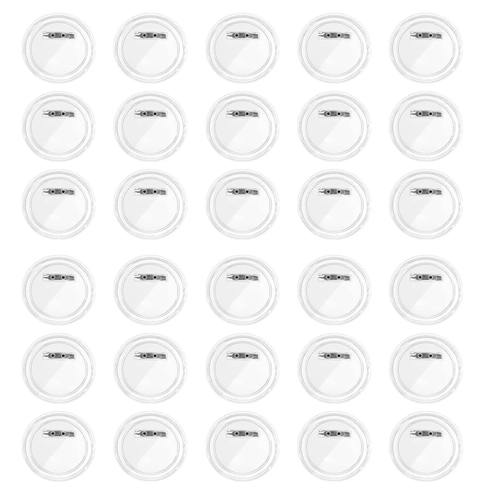 AFOURT-Set mit 30 Acryl-Anstecknadeln, Anstecknadeln zum Erstellen Ihrer eigenen Button-Bild-Designs, Button-Abzeichen für DIY-Bastelarbeiten – Detail 2