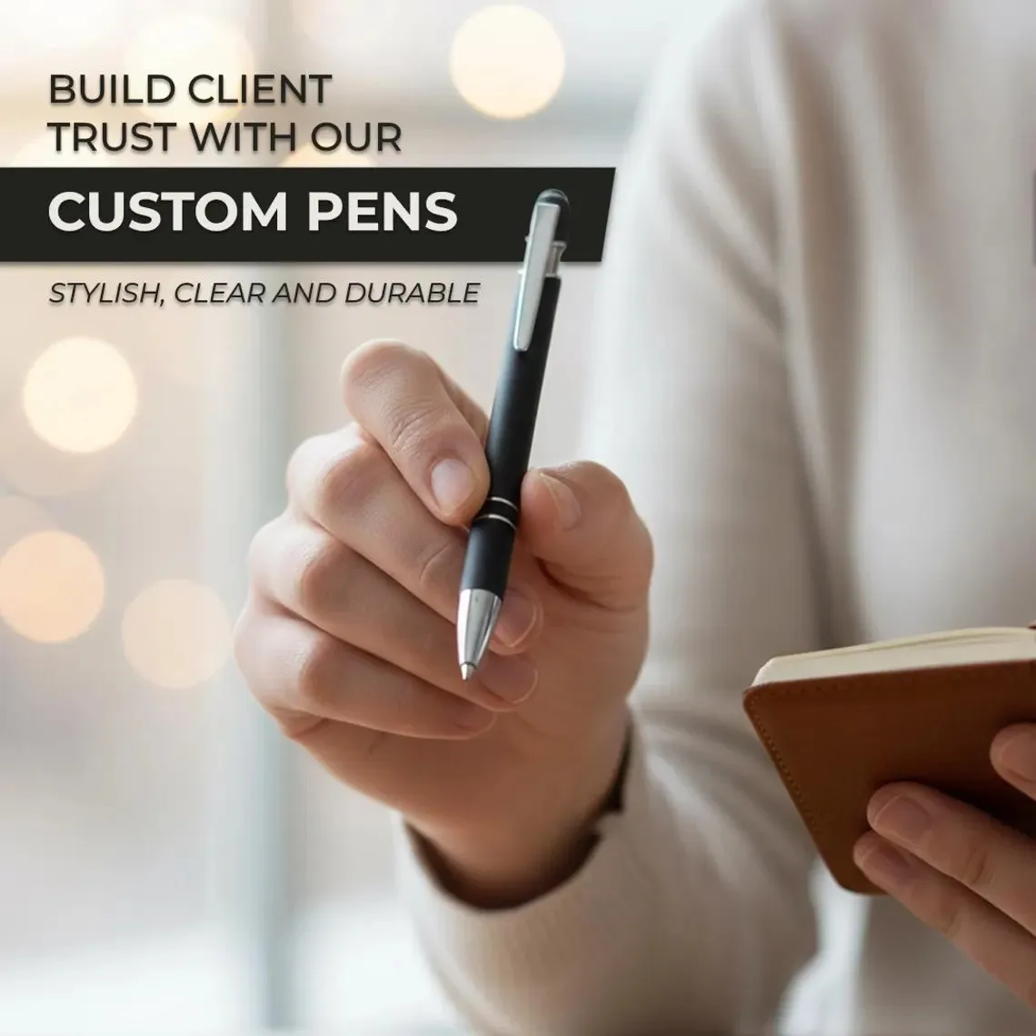 20 Stück Personalisierte Stifte Stylus Großpackung Firmengeschenk Makler-Marketing Werbeartikel Stift mit Eigenem Text für Ihr Geschäftsgeschenk Büro 1/5/10 Stück – Detail 4