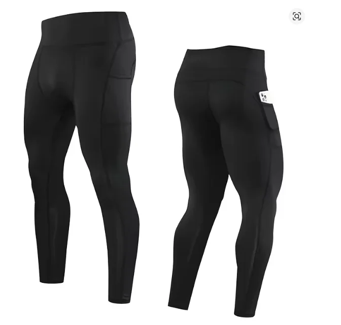 High-Performance Compression Leggings for Men Fitness Workouts Tights for Enhanced Fitness Performance and Running Comfort