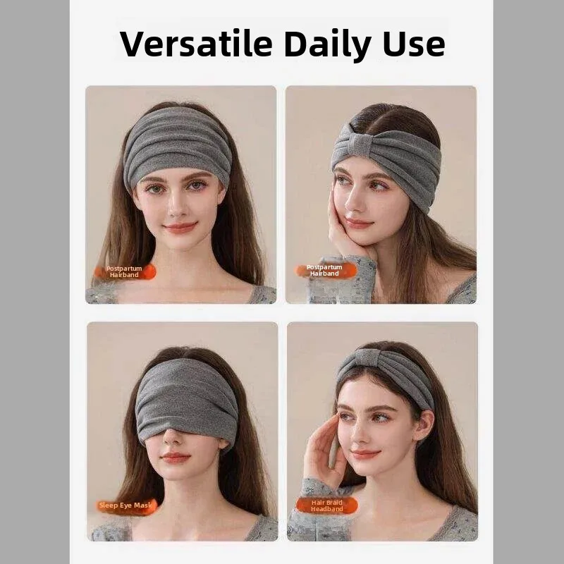 Postpartum Sleep Cap Lightweight Non-Choking Spring Summer Autumn Thin Headscarf Style Windproof Head Cover for Mothers