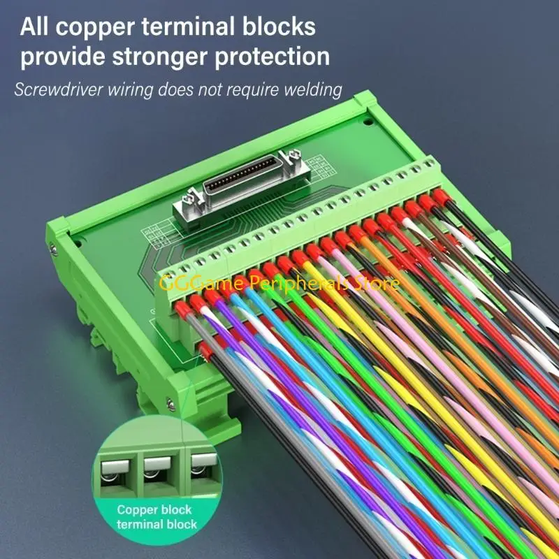 

U55B SCSI Female Terminal Block,Fire-retardant CN14P to CN100P Connectors