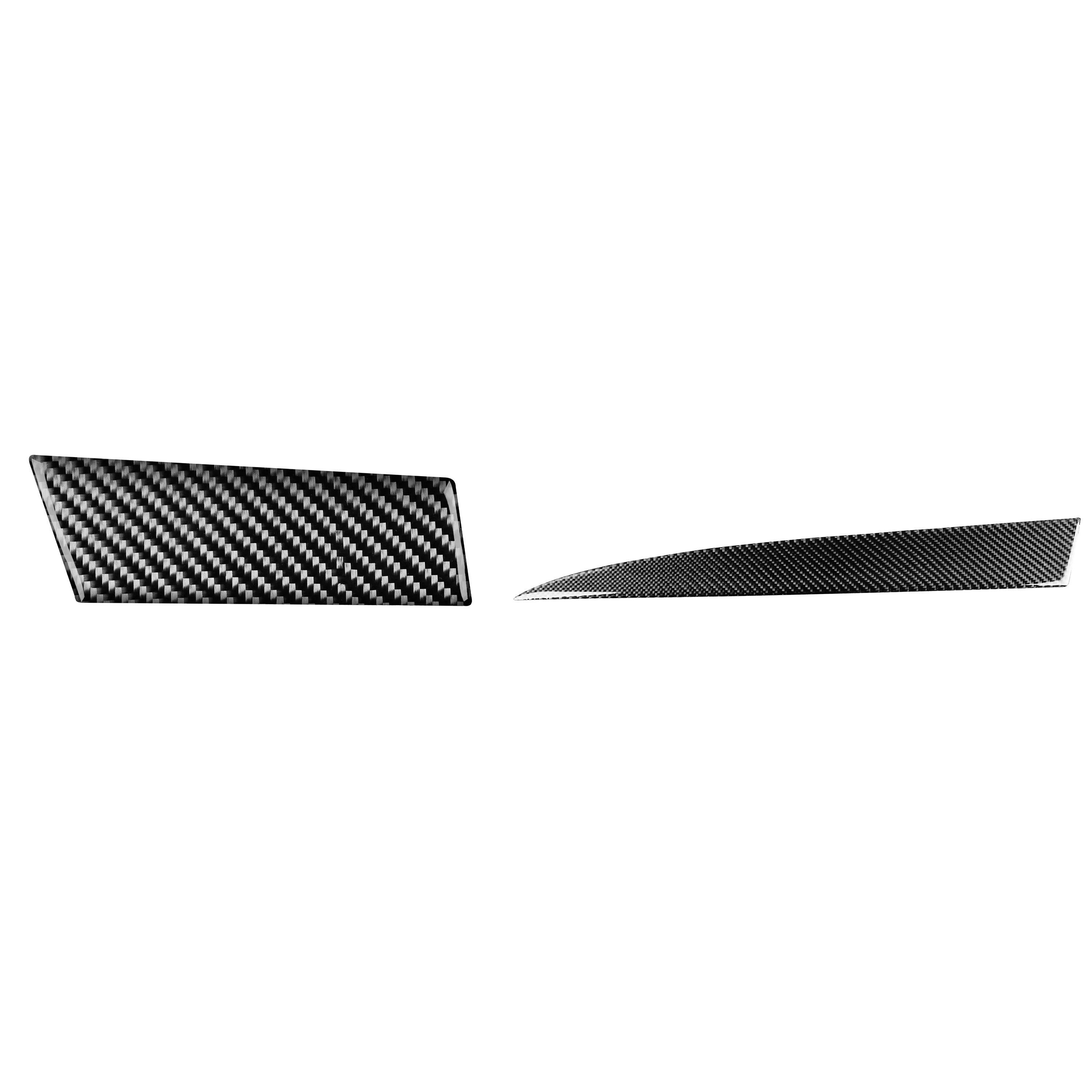 For Mazda 3 Axela 10-13 Mazdaspeed 3 Dashboard Sides Trim Set B Car Interior Real Carbon Fiber Stickers modification Accessories