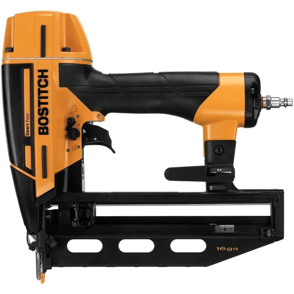 

BOSTITCH Finish Nailer Kit, 16GA, Smart Point, Pneumatic (BTFP71917)