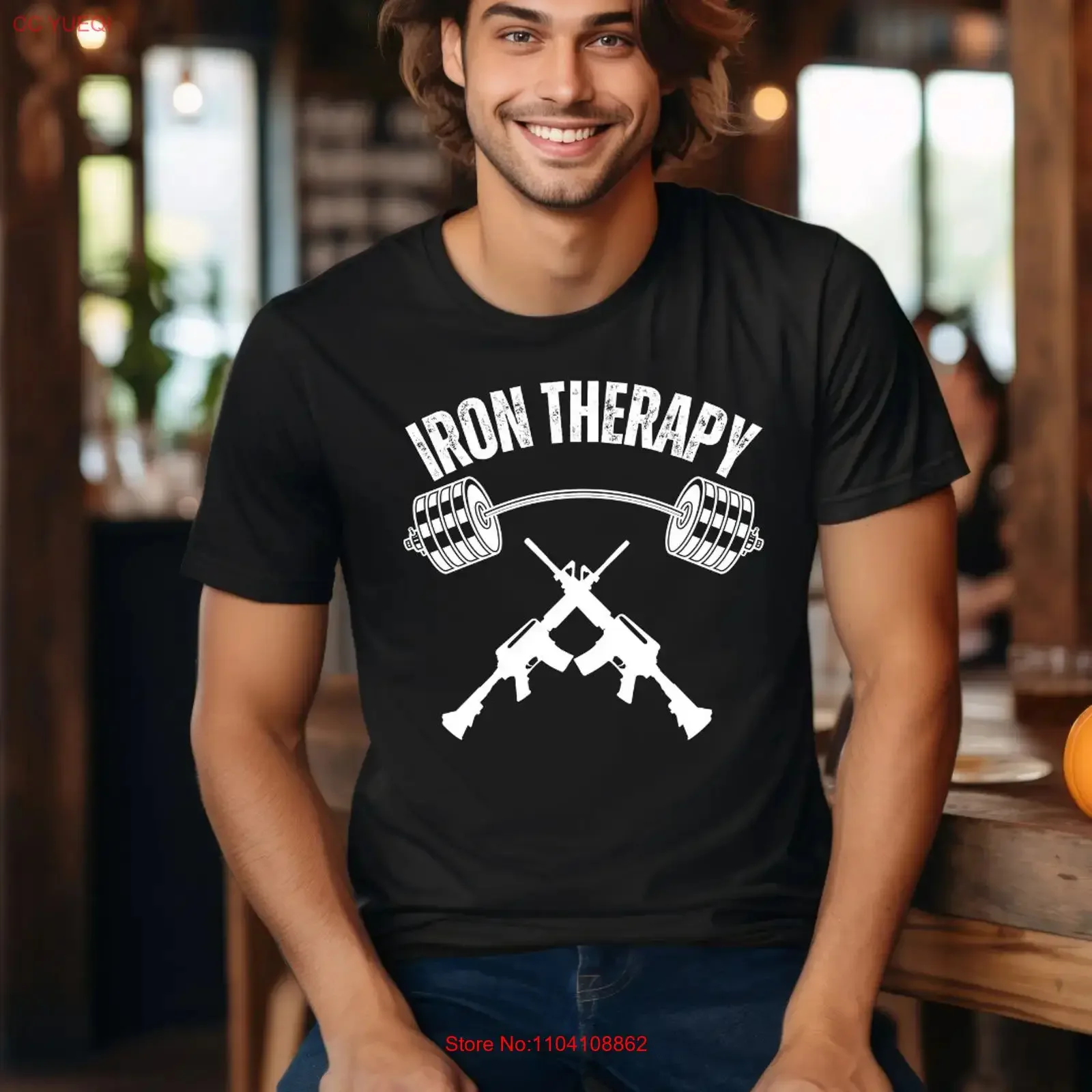 Weightlifting and Guns Softstyle T Shirt for Shooting Lovers Gun Range vintage Washed fashion homme Soft graphic Versatile