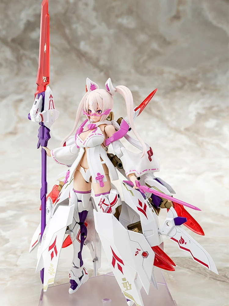 

High quality kotobukiya ASRA NINE TAILS MATSURI ASRA ARCHER AOL Anime Action Figure Assembly Model Toys Collectible ModelGifts