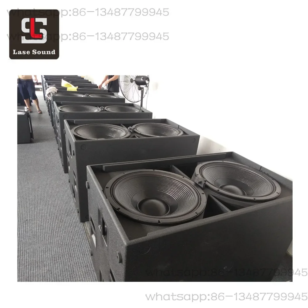 9007 Dual 21 Inch Sub Stage Subwoofer Active Speaker Powerful Pa System Outdoor Concert Sound System
