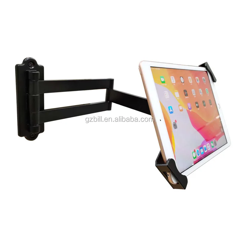 Articulating Lockable Security Tablet Wall Mount Holder For  A9 Plus 11 Inch S7 S8 8.7 Inch