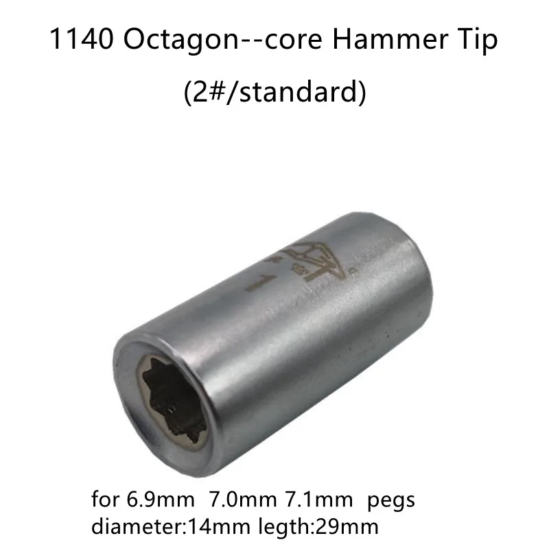 High quality 1140 1140A Octagon--core Hammer Tip