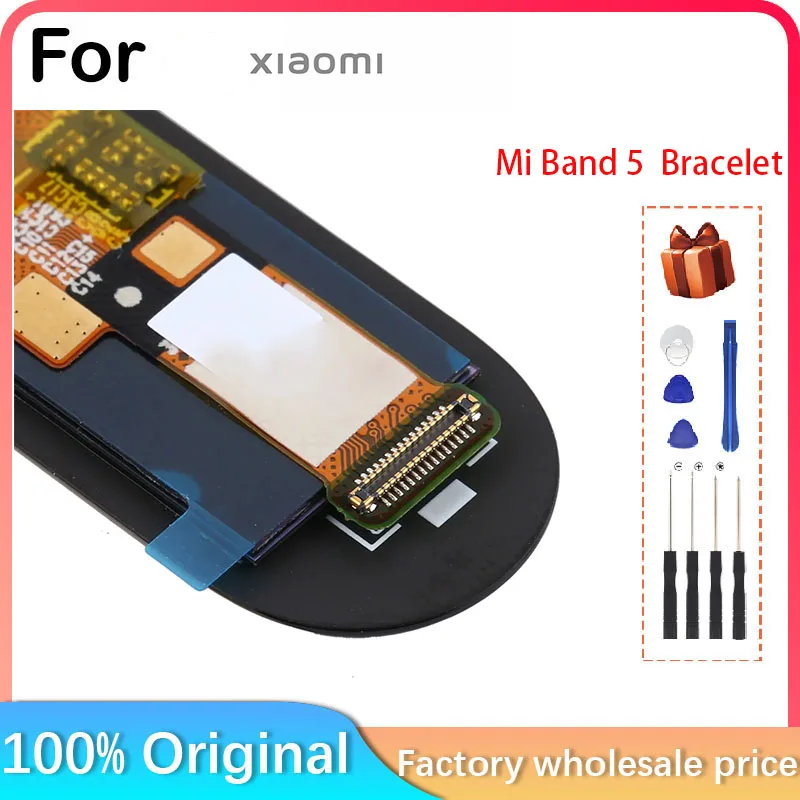 Per Xiaomi Mi Band 5 Smart bracciale Display LCD riparazione schermo + Touch Screen + NFC
