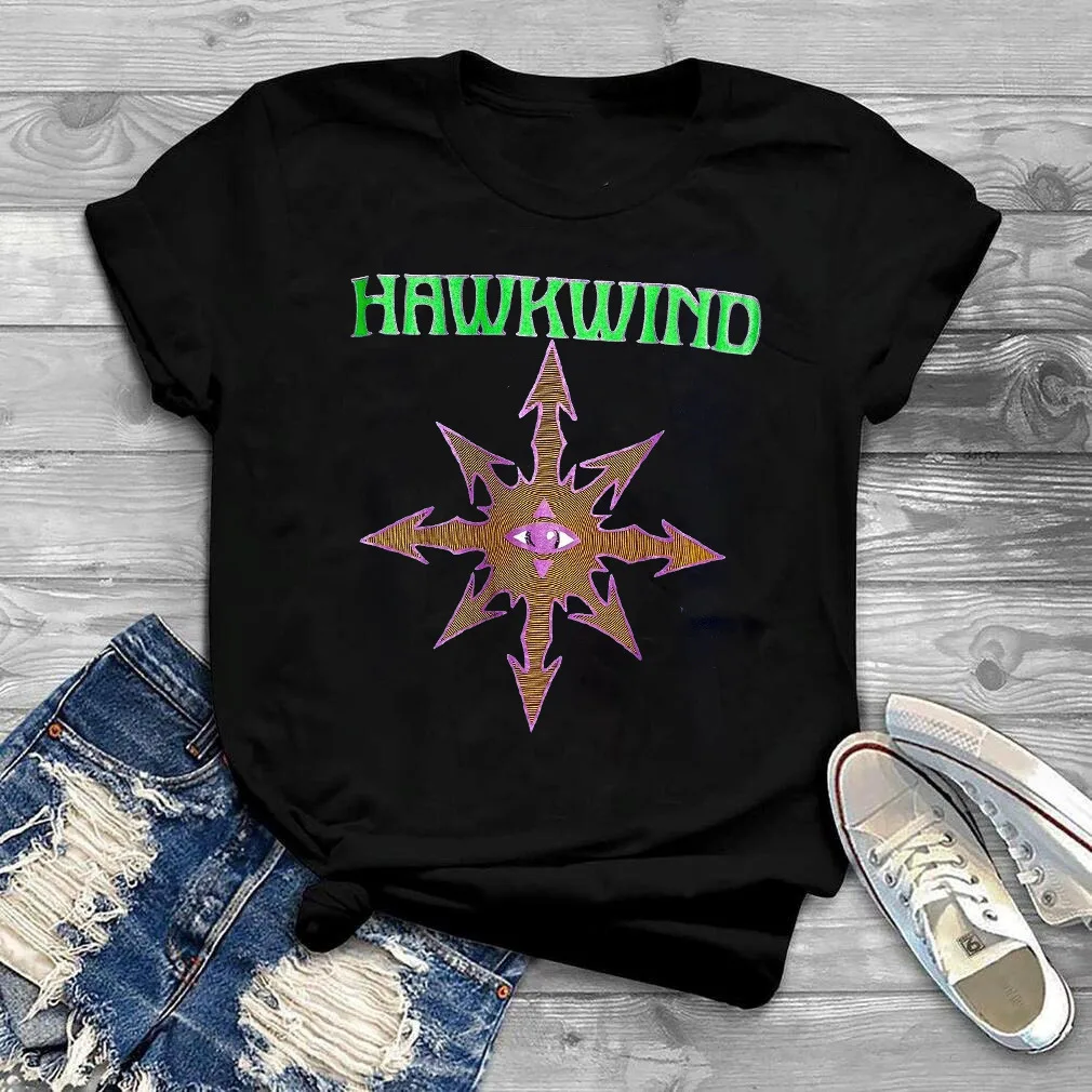 Rare Hawkwind The Xenon Codex Black Men All size New T Shirt NG2112