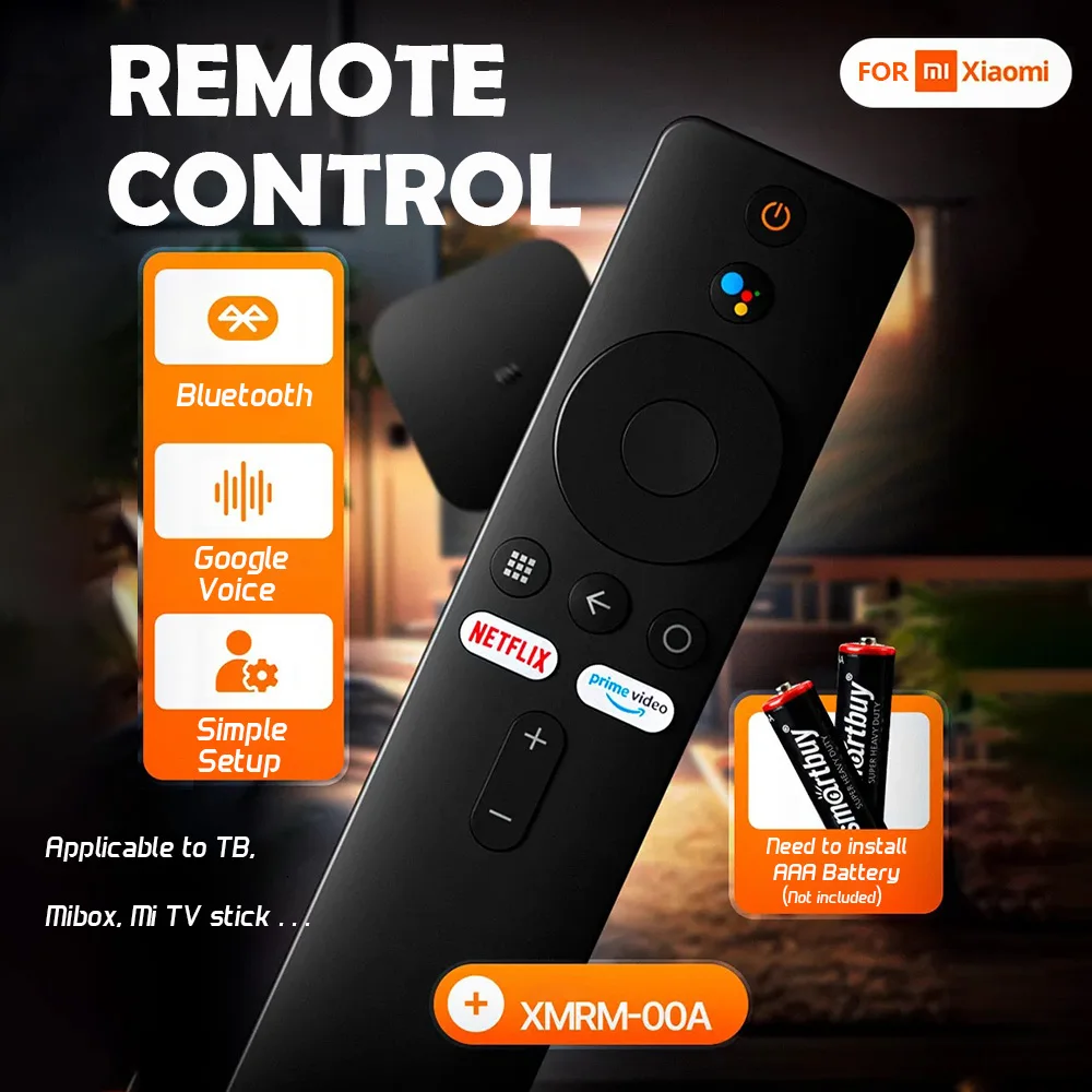 Bluetooth Voice Remote Control XMRM-00A For MI Box 4K Xiaomi Smart TV 4X Android With Google Assistant Control
