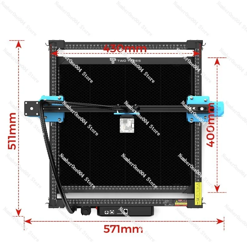 TTS-55PRO Laser Engraving Machine Leaf Wood Board Metal Marking Machine Acrylic Cutting Machine