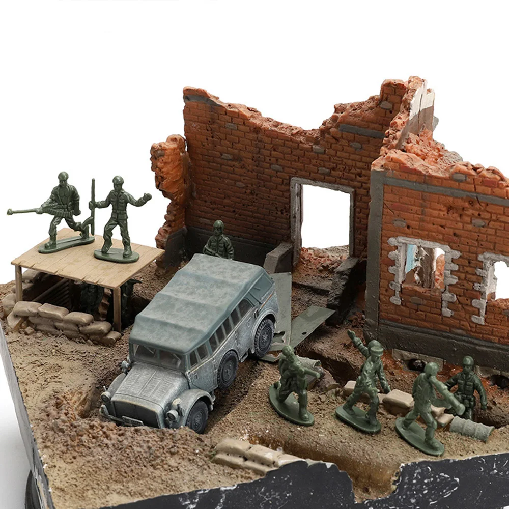 Viikondo-figura de ação plástica clássica, brinquedo dos homens do exército, 1: 72, 2.5cm, soldado, clássico, verde vs Tan, wii, militar, sandbox, cena de guerra, 100 pcs