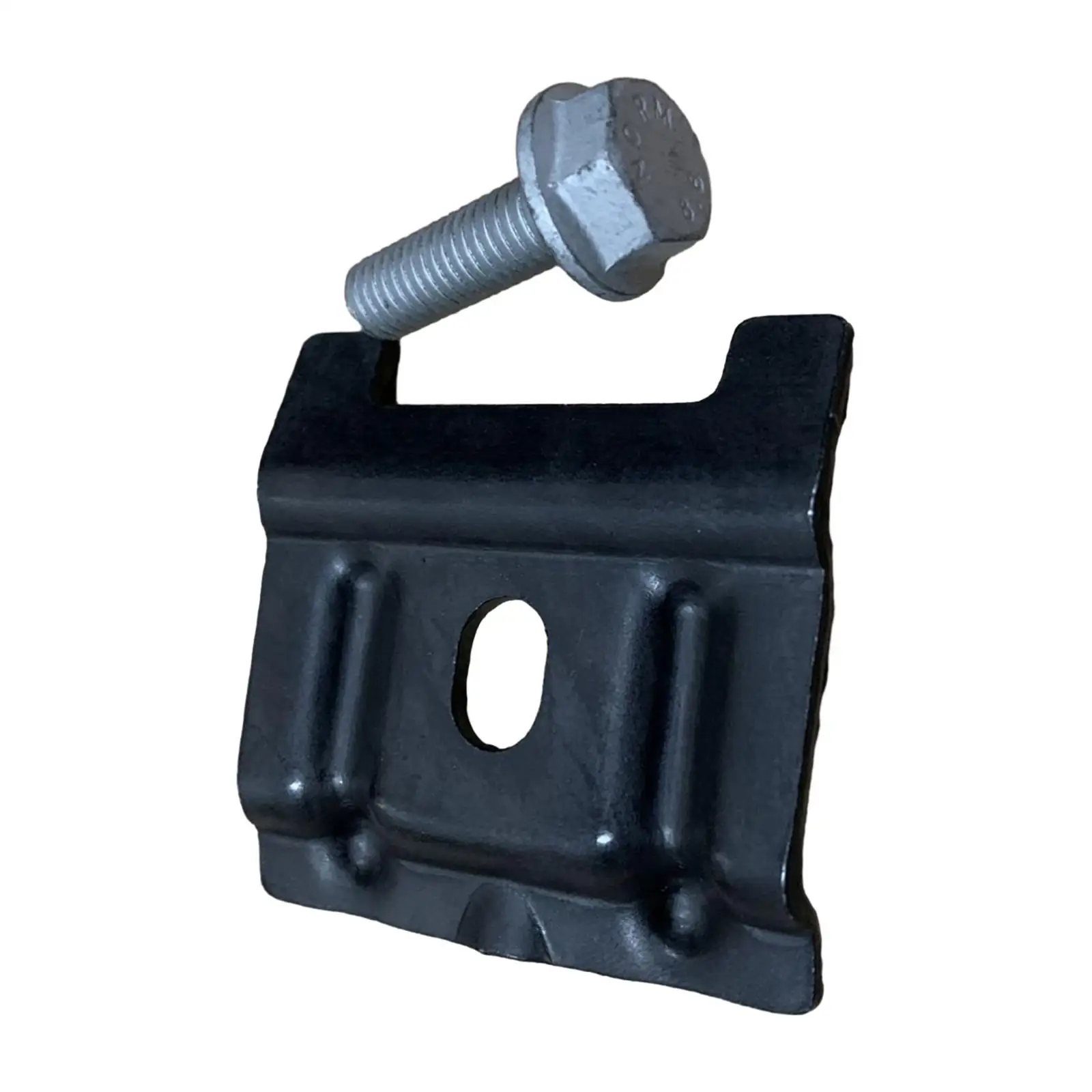 Hold Down Clamp Bracket with Bolt Iron Construction Ensures Mount Stable Performance Simple to Install Suitable for Garage