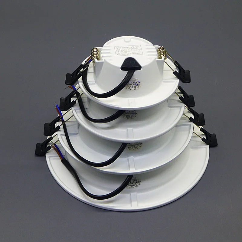 LED Recessed Downlight Ceiling Light Светильник На Потолок AC200-240V 6W 10W 15W 20W Optional Nightlights Ult